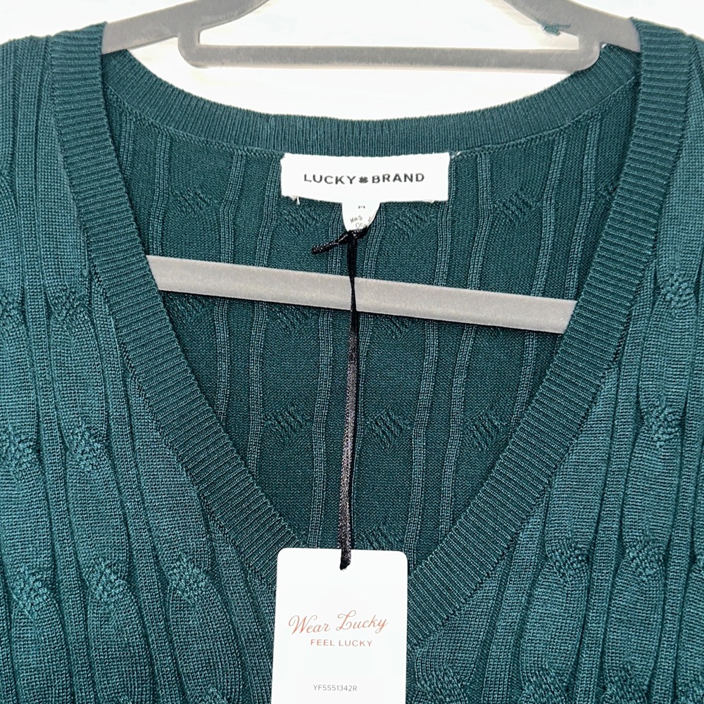 Lucky Brand Deep Green Knit Dress - Picture 5 of 15